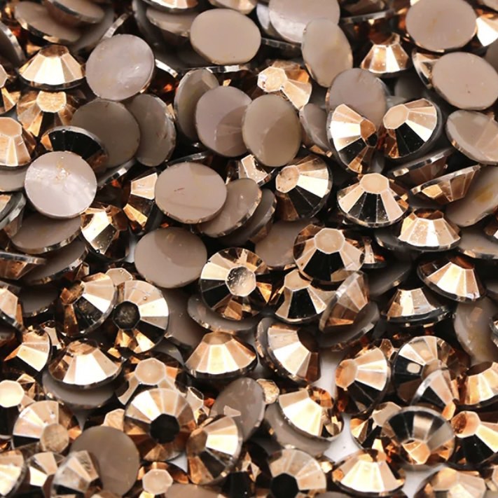 3mm Mocha Jelly Rhinestones