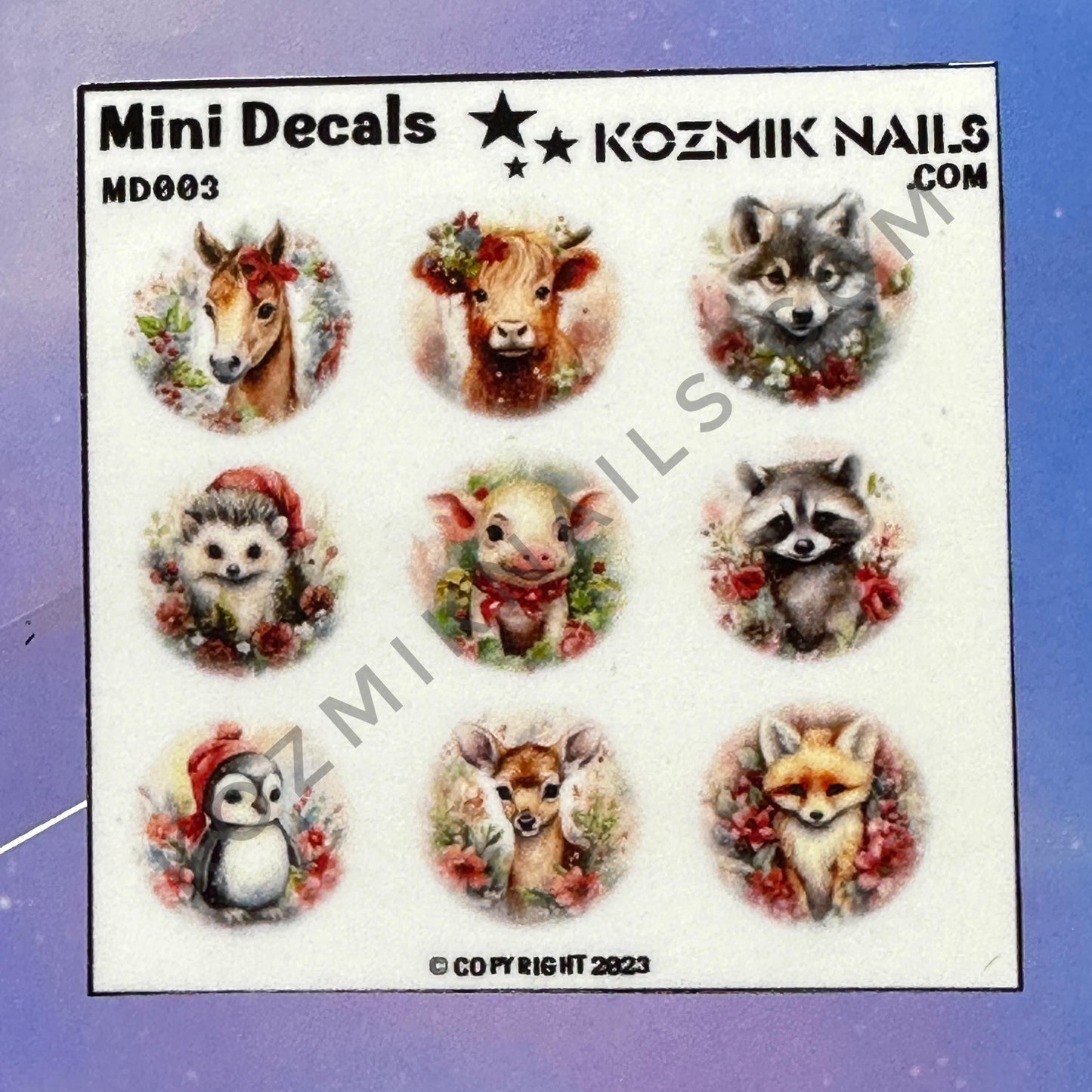 MD003 Baby Winter Animals