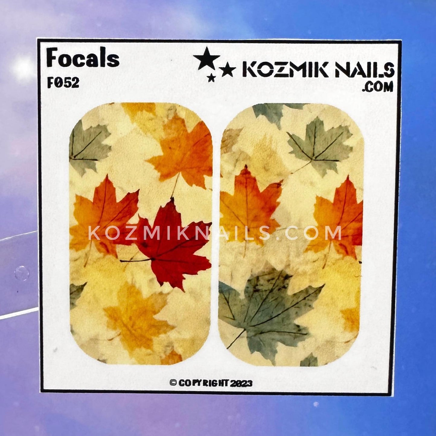 F052 Fall Maple Leaves