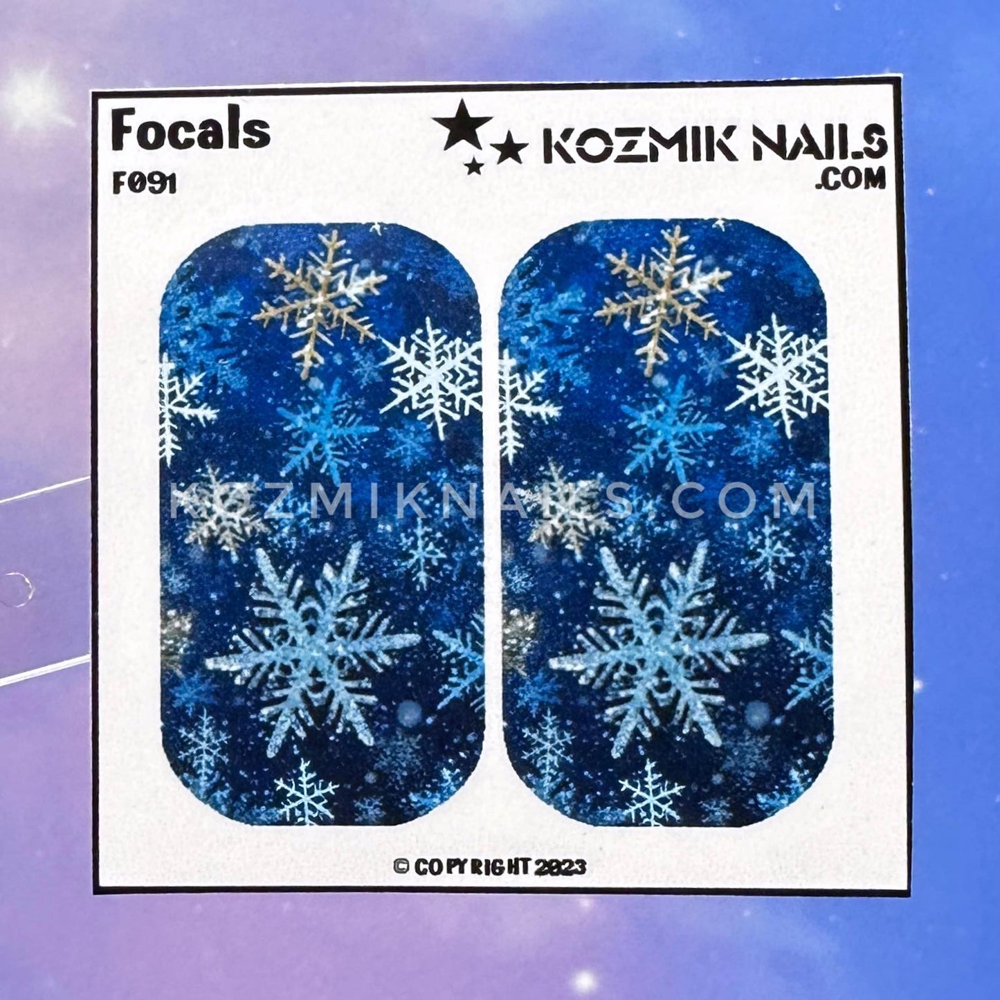 F091 Winter Snowflakes