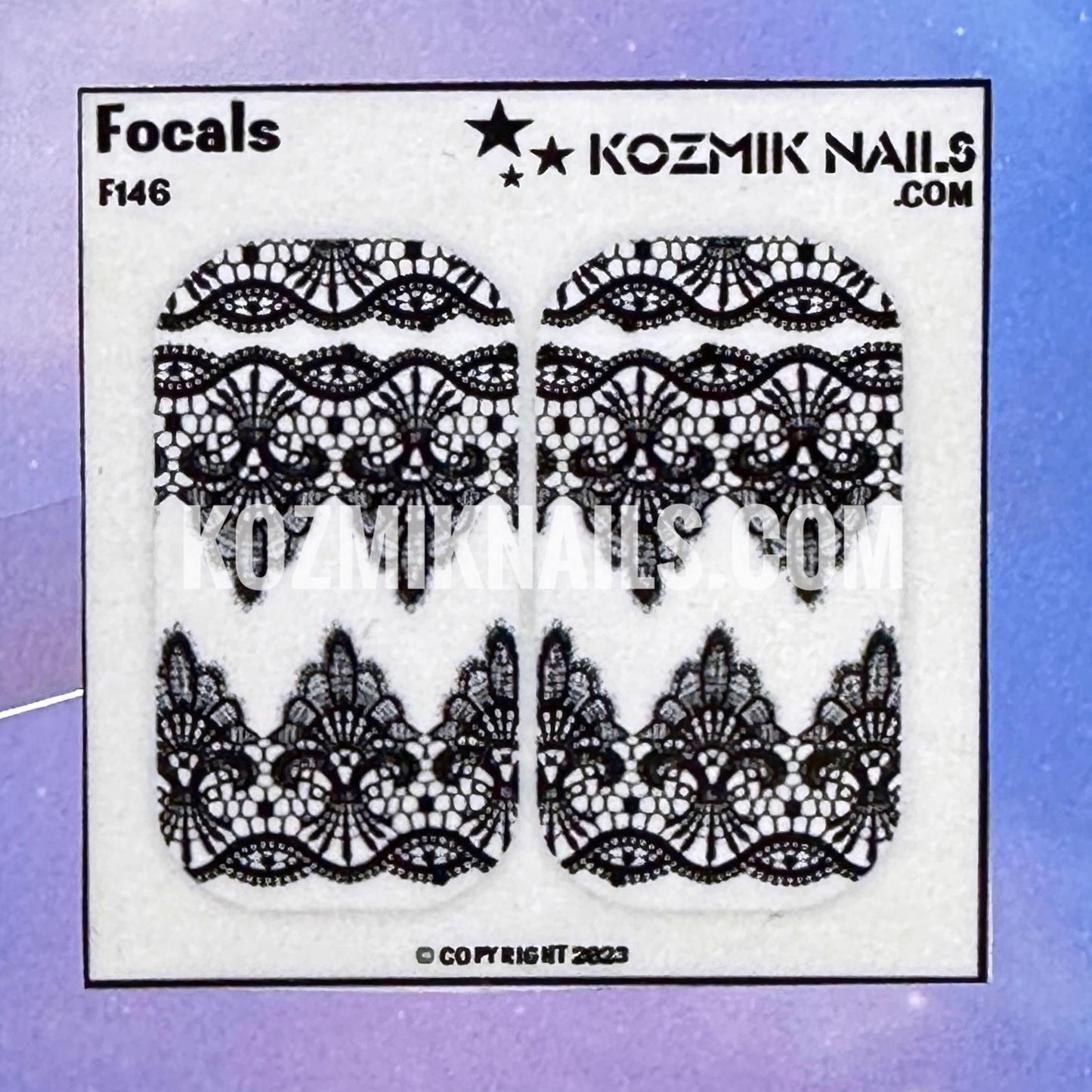 F146 Black Lace Trim