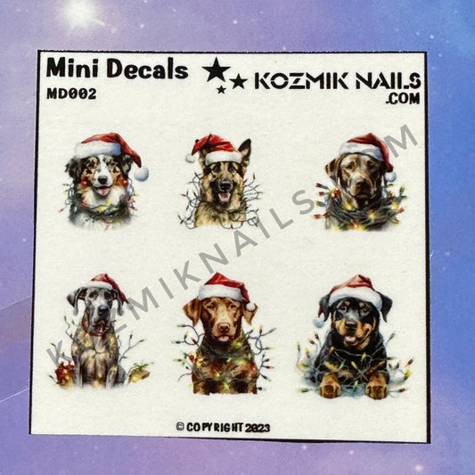 MD002 Christmas Dogs