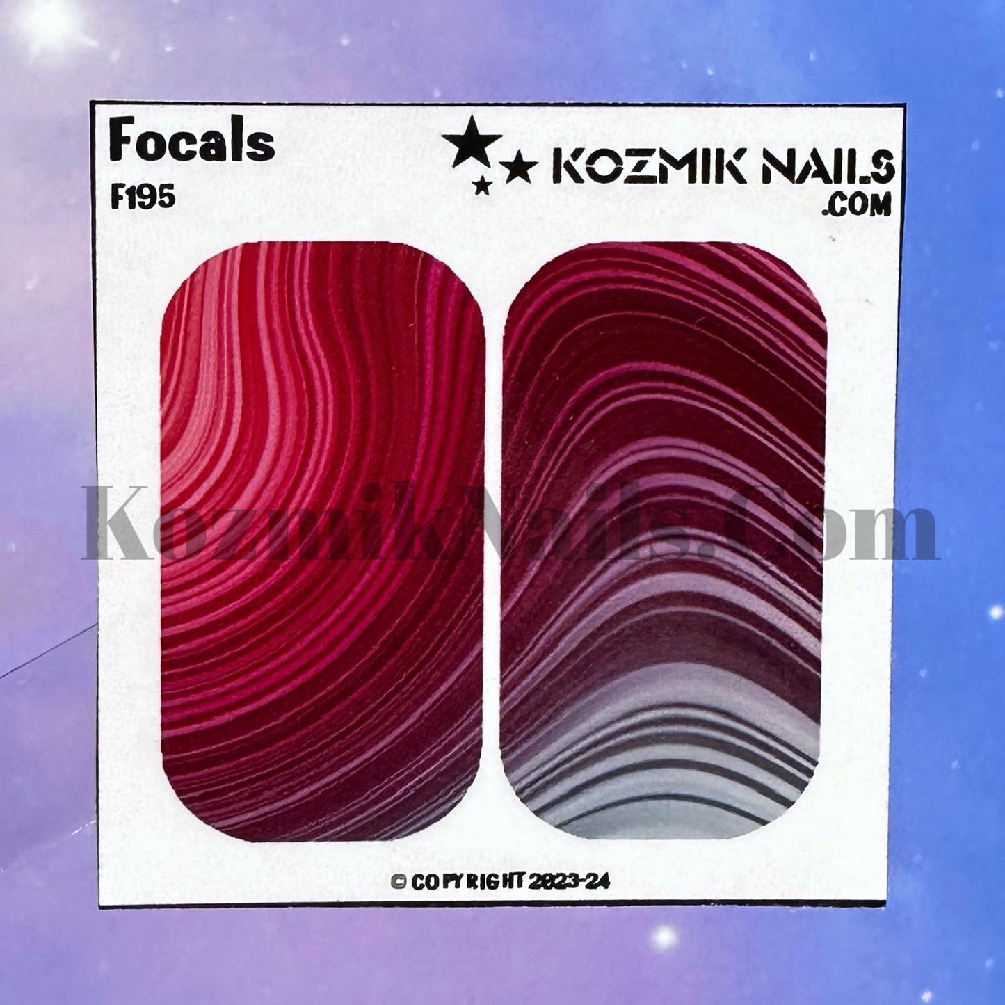 F195 Red & Purple Swirl