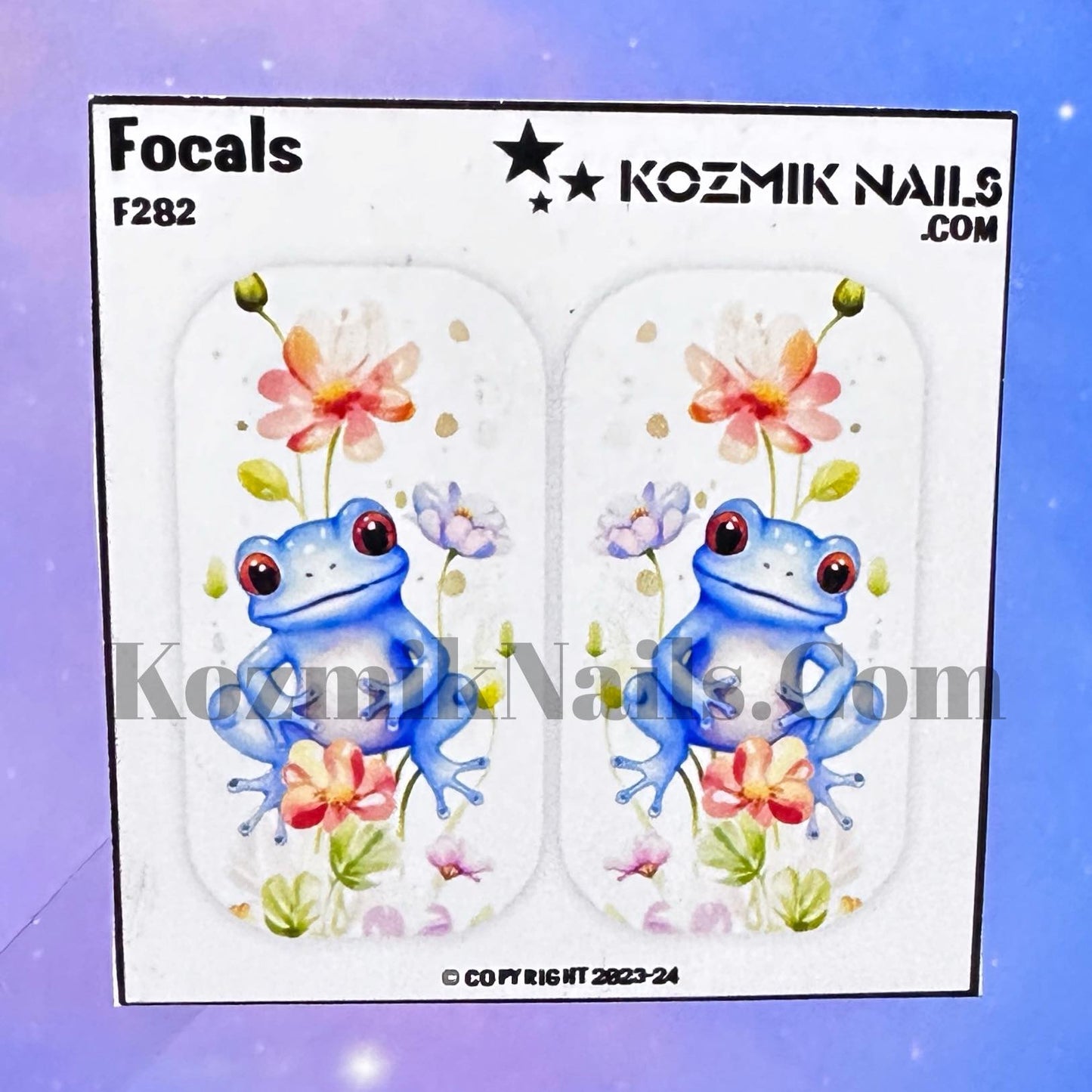 F282 Watercolor Spring Frog