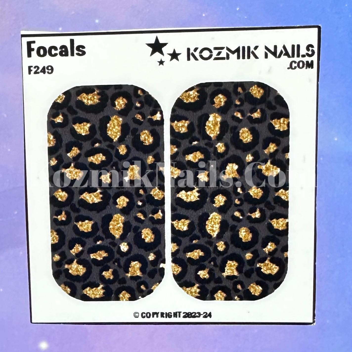 F249 Cheetah Print Glam Dark