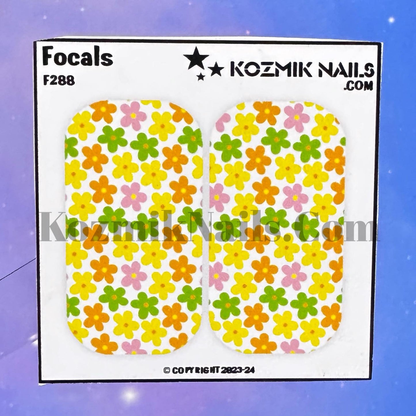 F288 Colorful Cartoon Daises