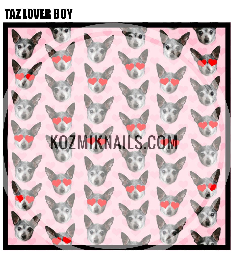 Kozmik Customs - Pets - People - Logos Nail Wrap Sheet