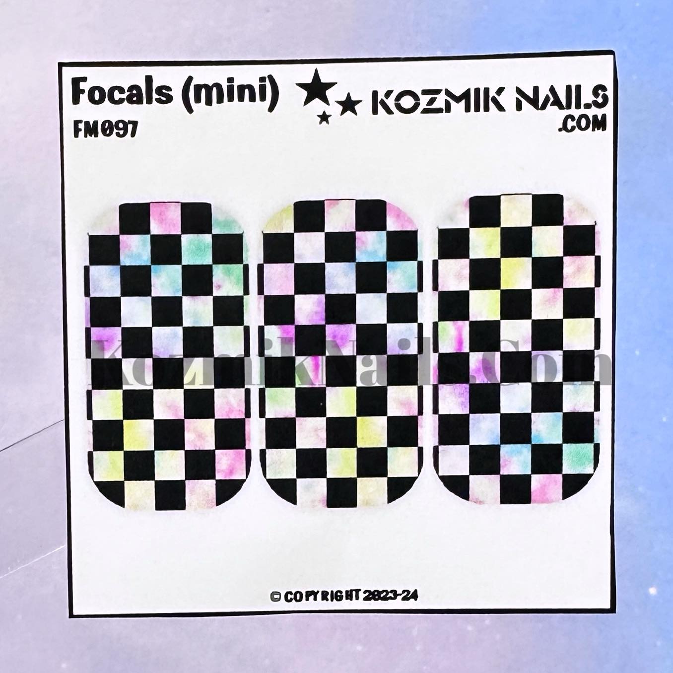 F097 Pastel Checker