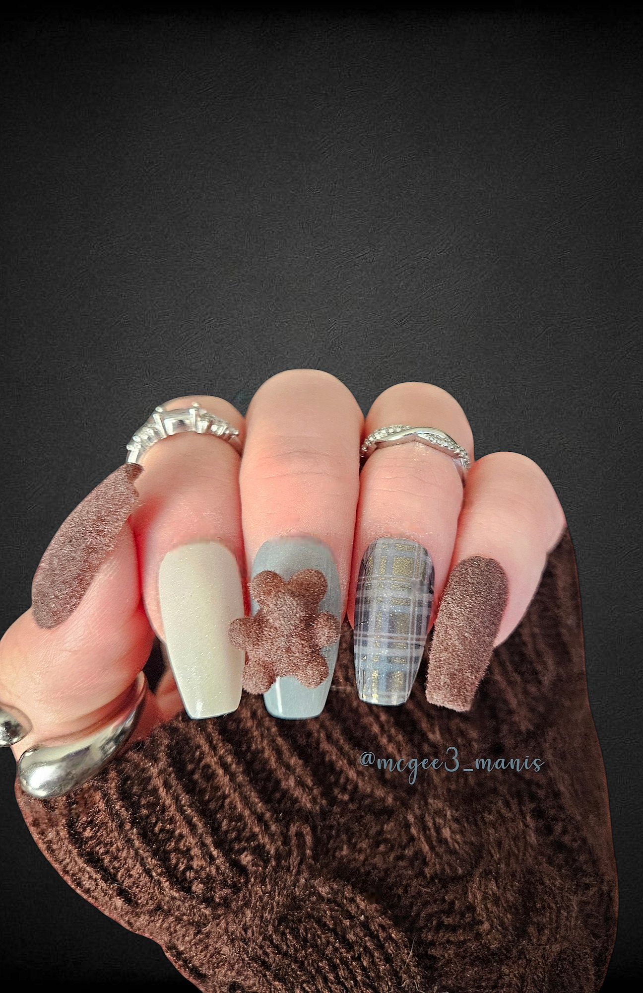 FS0014 Neutral Plaid Mix