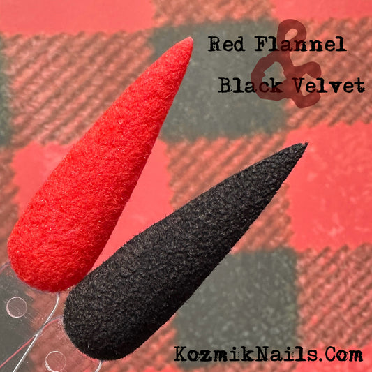 Red Flannel / Black Velvet