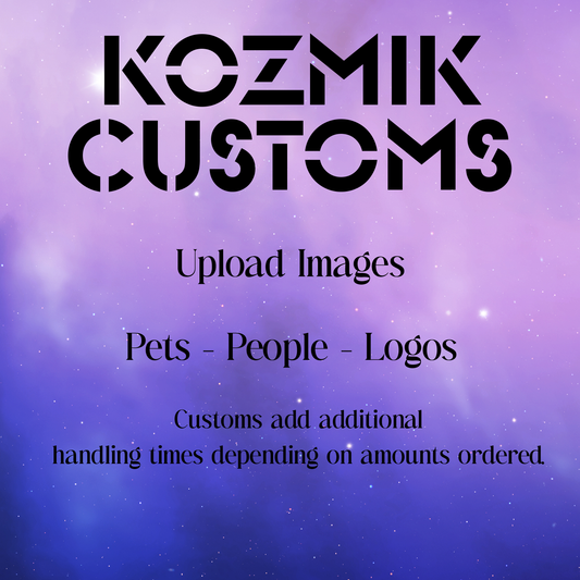 Kozmik Customs - Pets - People - Logos Nail Wrap Sheet