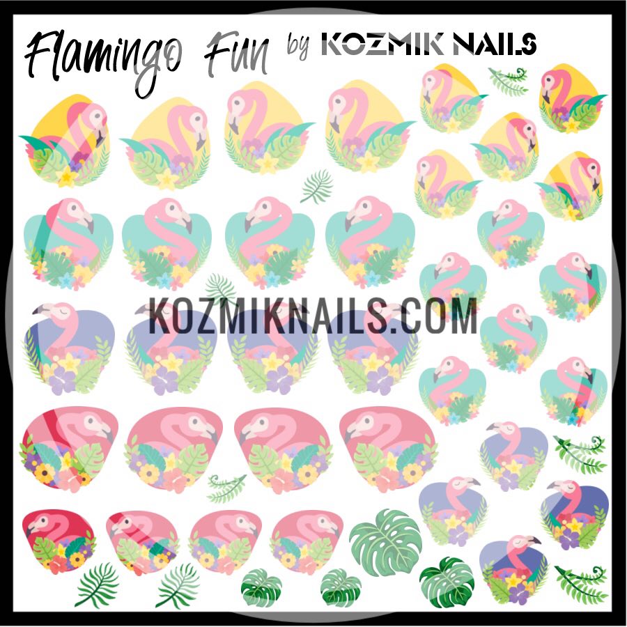 Amusement de flamant rose