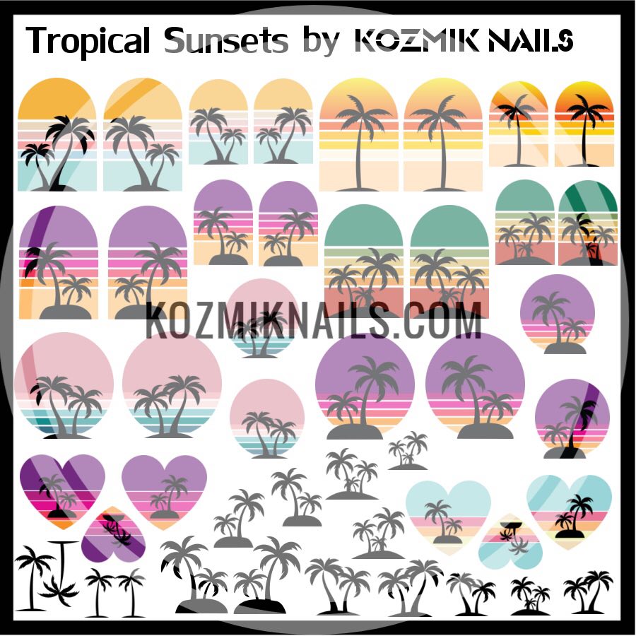 Couchers de soleil tropicaux