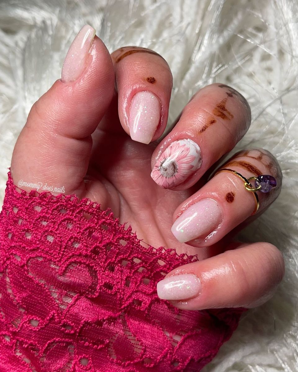 Vintage Pink Flowers