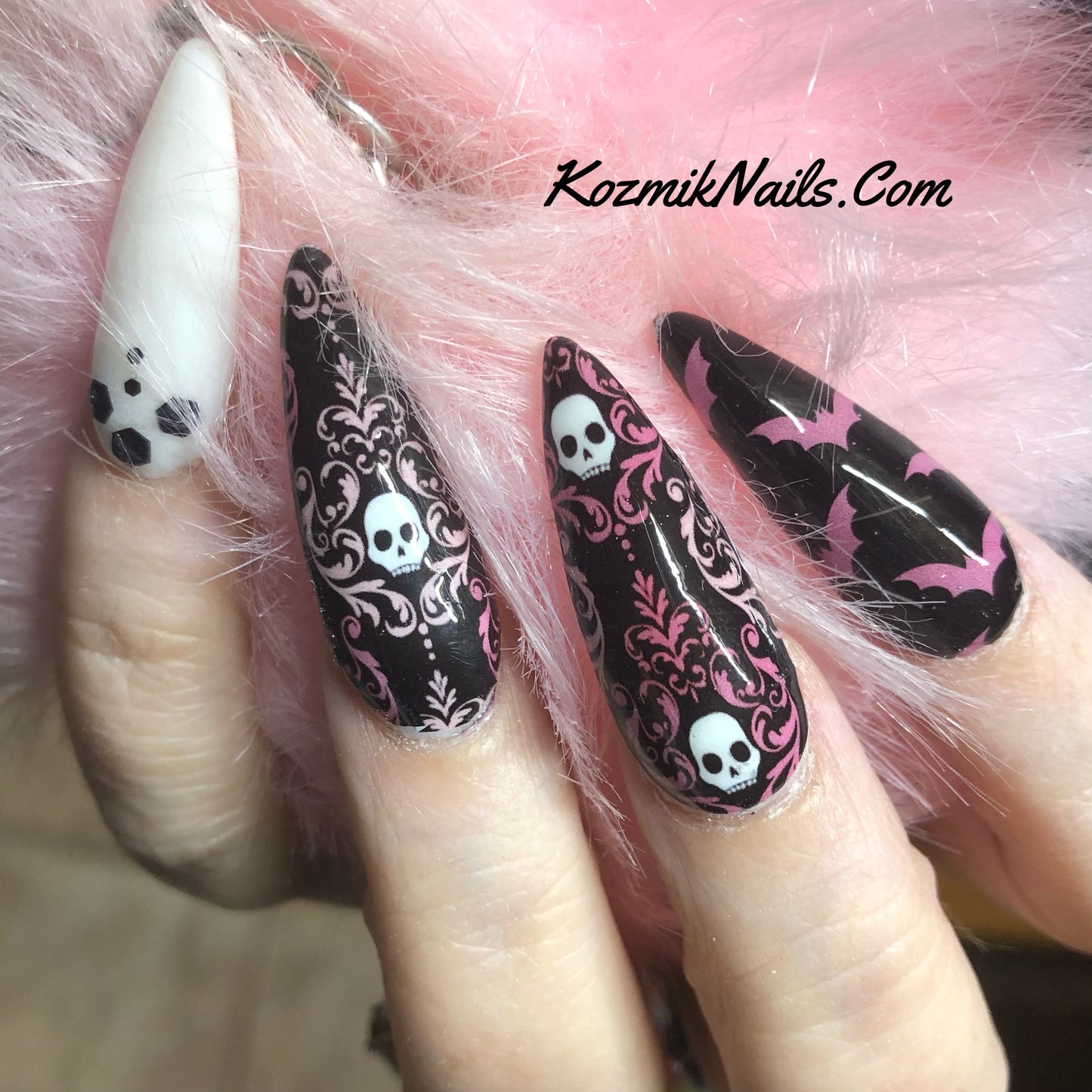 Pink & Black Bats