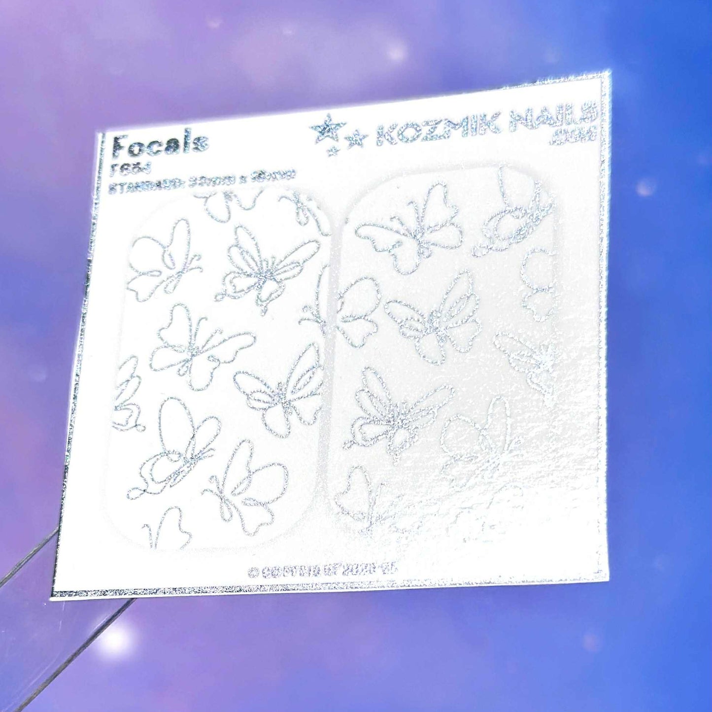 F654 Delicate Butterfly Doodles