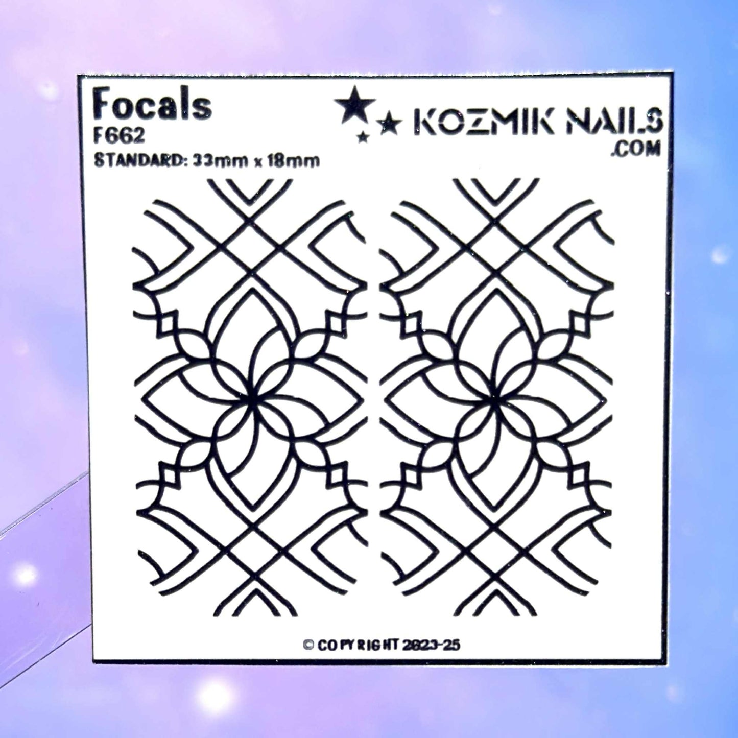 F662 Stained Glass Flair