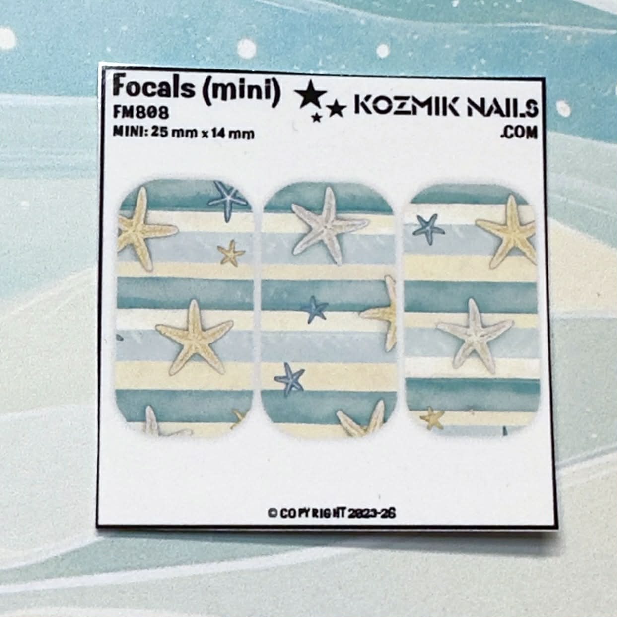 F808 Starfish with Stripes