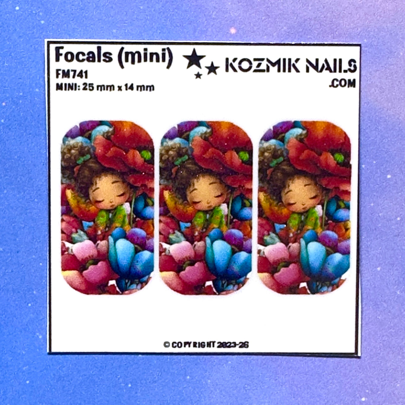 F741 Girl with Poppies 2