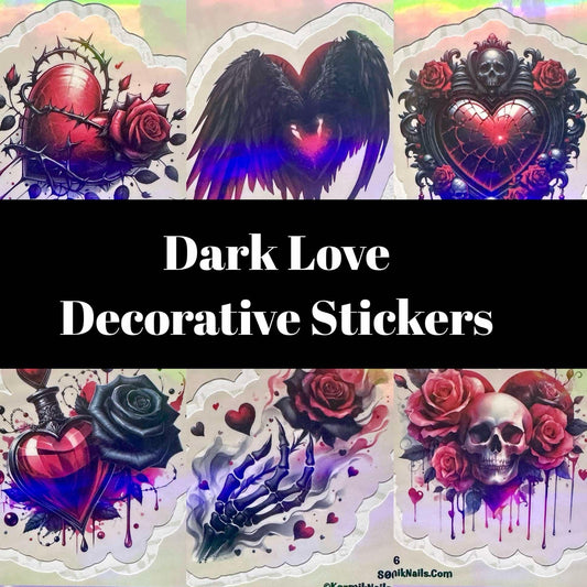 S005 Dark Love Decorative Stickers