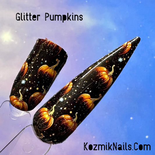 Glitter Pumpkins