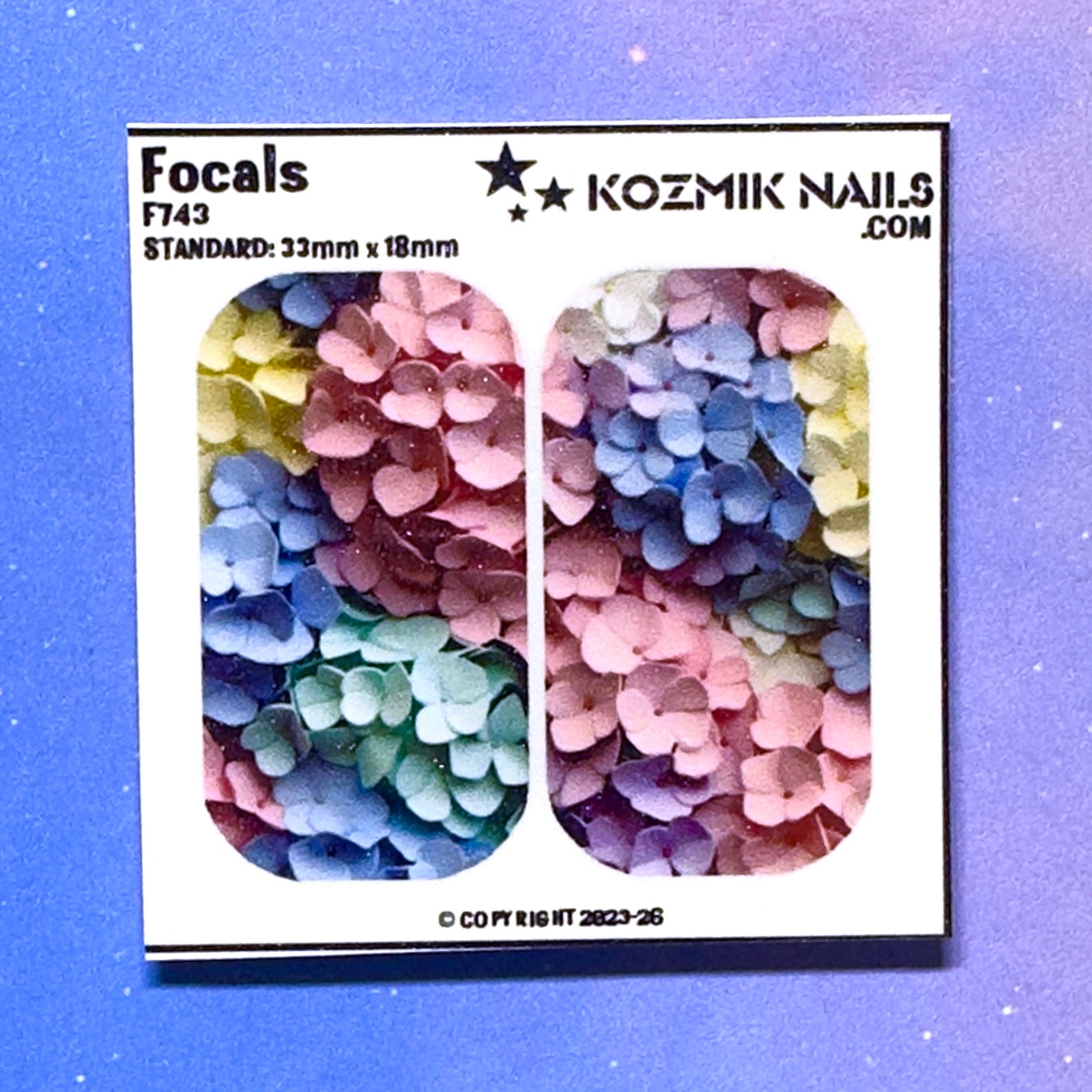 F743 Pastel Hydrangeas