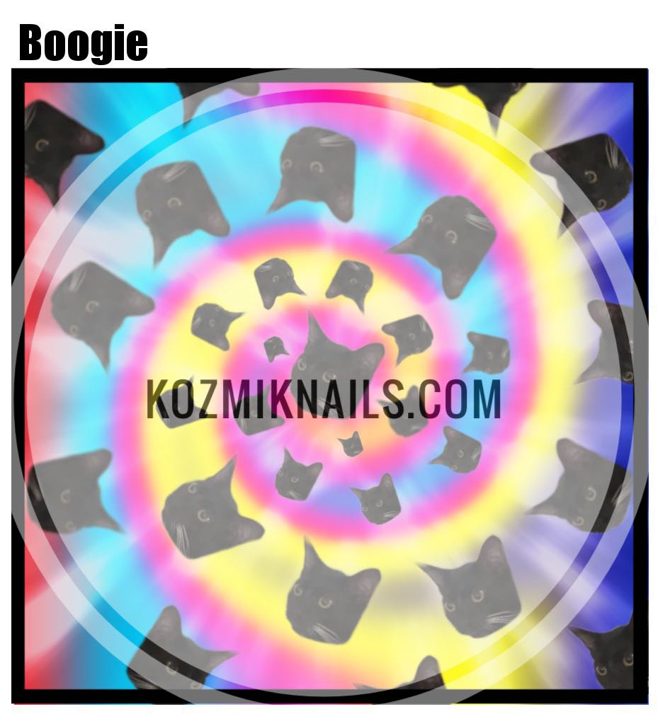 Kozmik Customs - Animaux - Personnes - Logos Feuille d'enveloppement des ongles