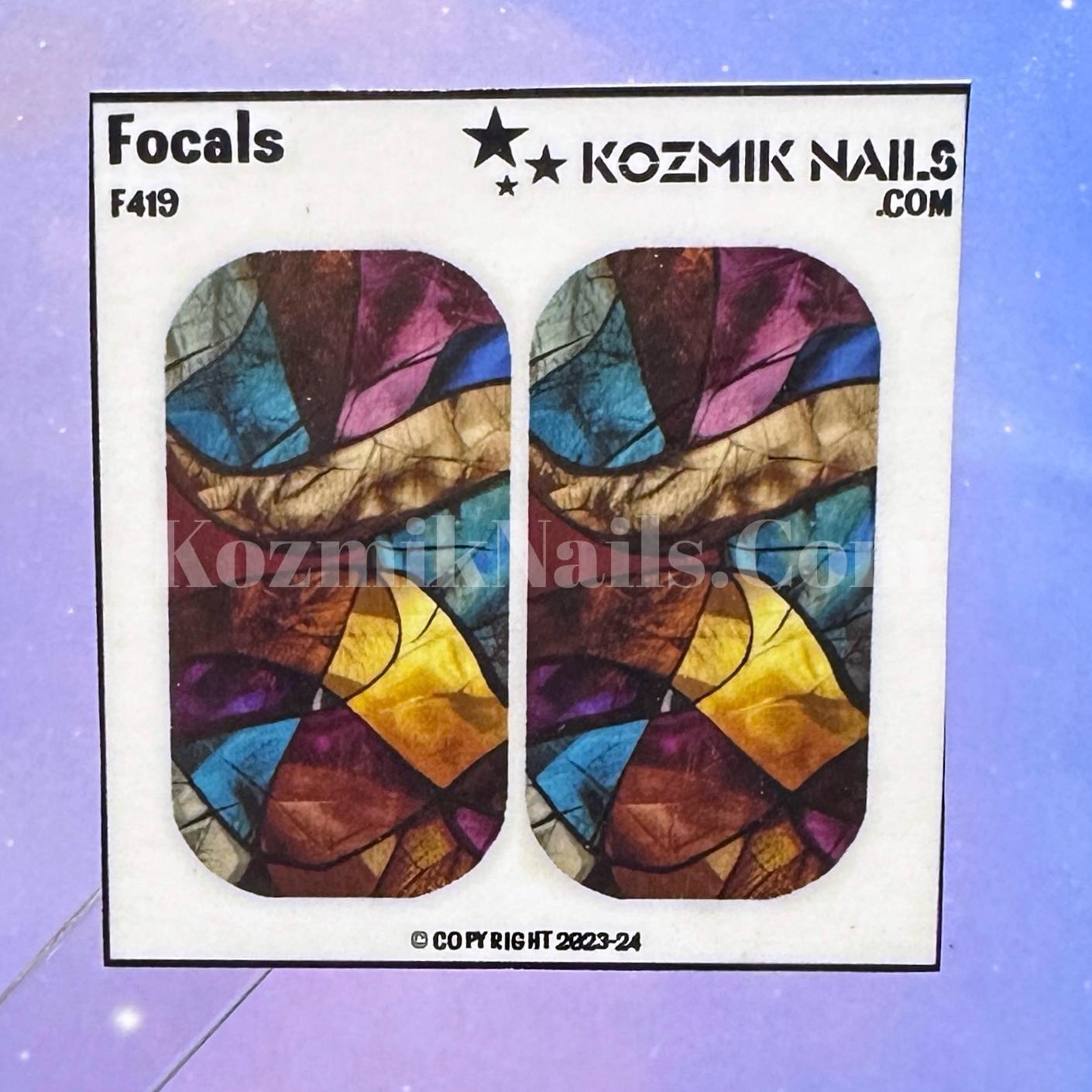 F419 Smooth Stained Glass