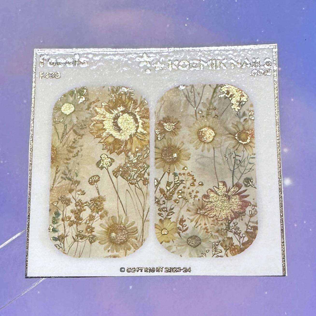 F438 Pressed Flowers