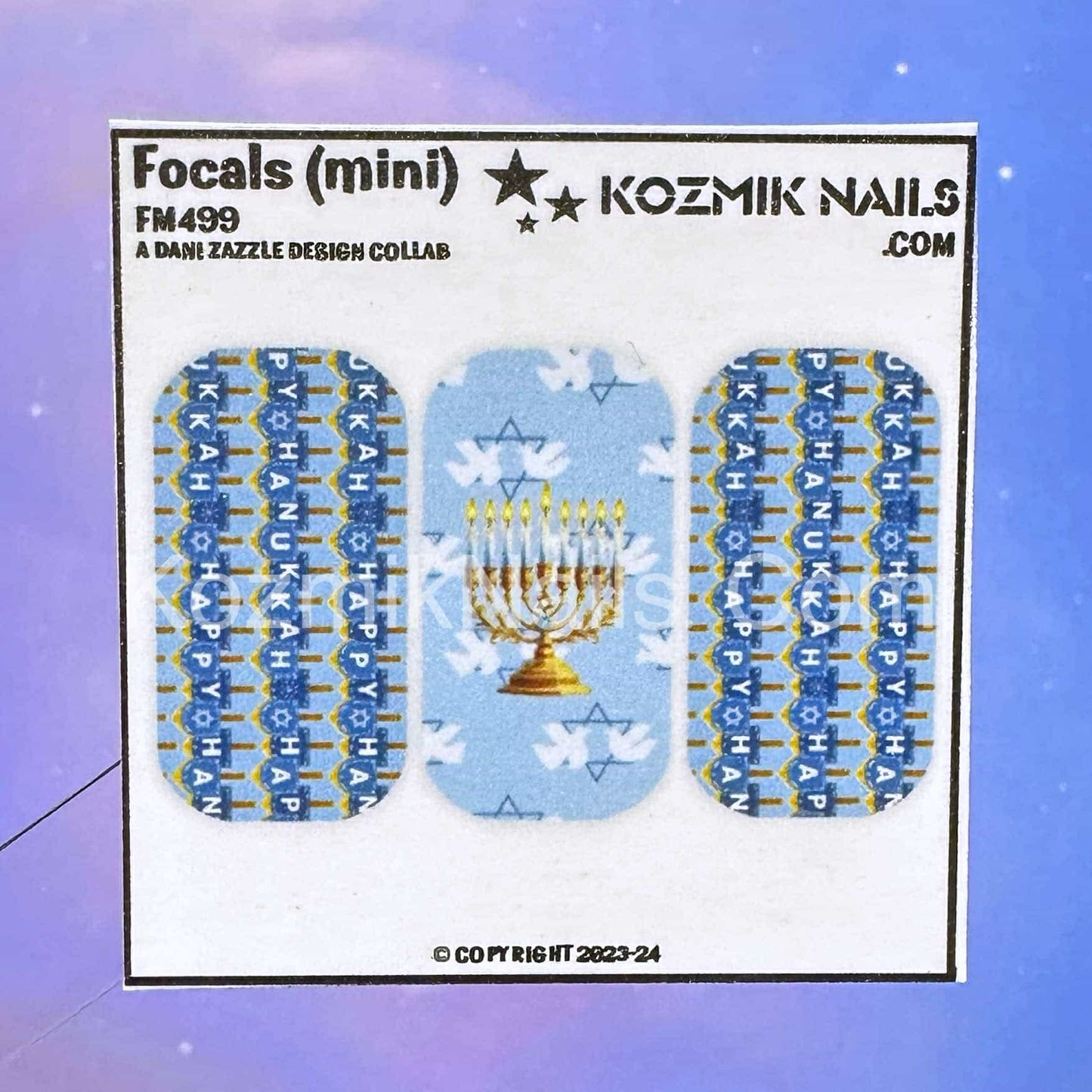 F499 Hanukkah Dreidels