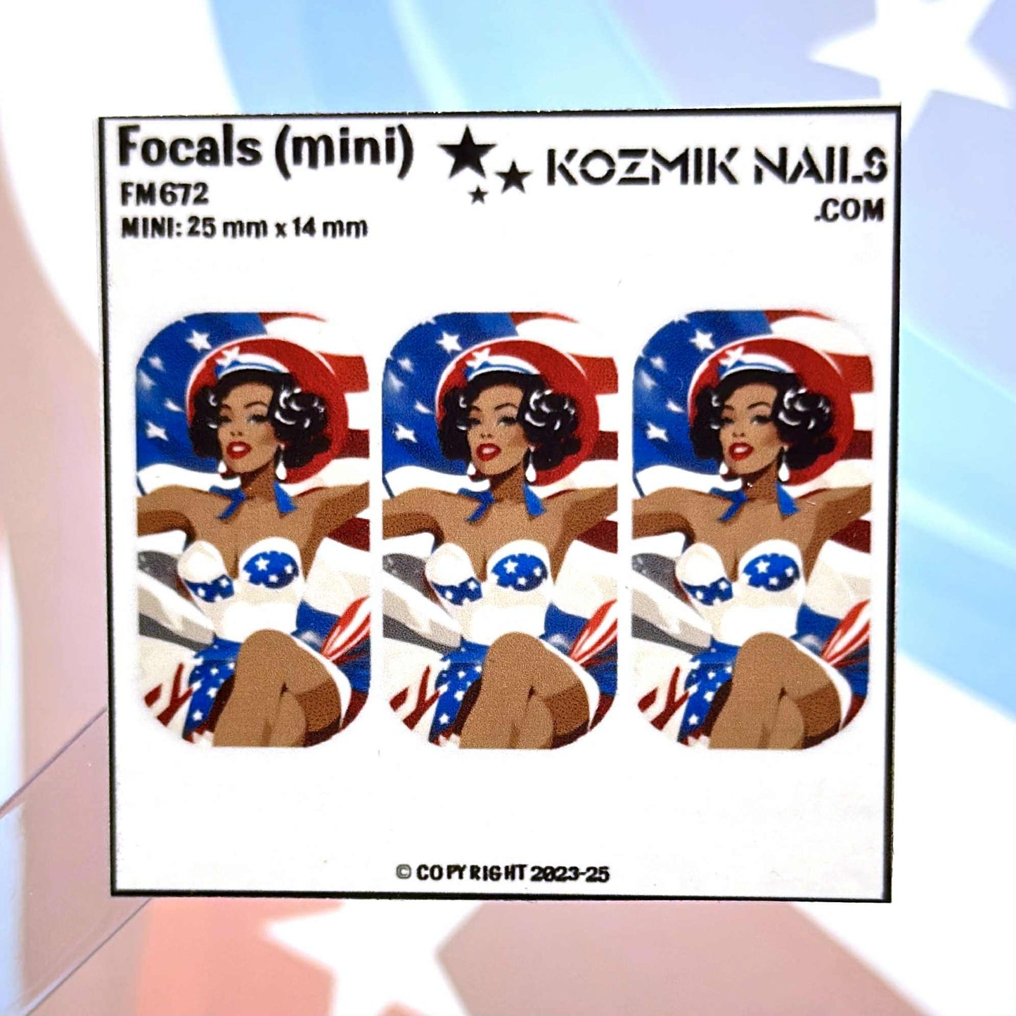 F672 Patriotic Pinup