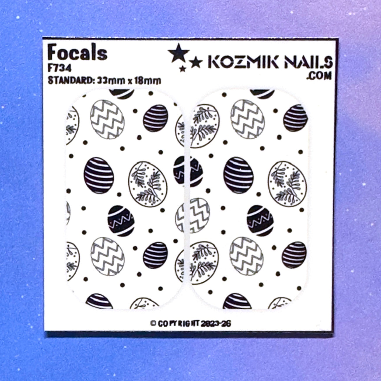 F734 Easter Egg Outlines