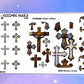 MDF0001 Rustic Crosses