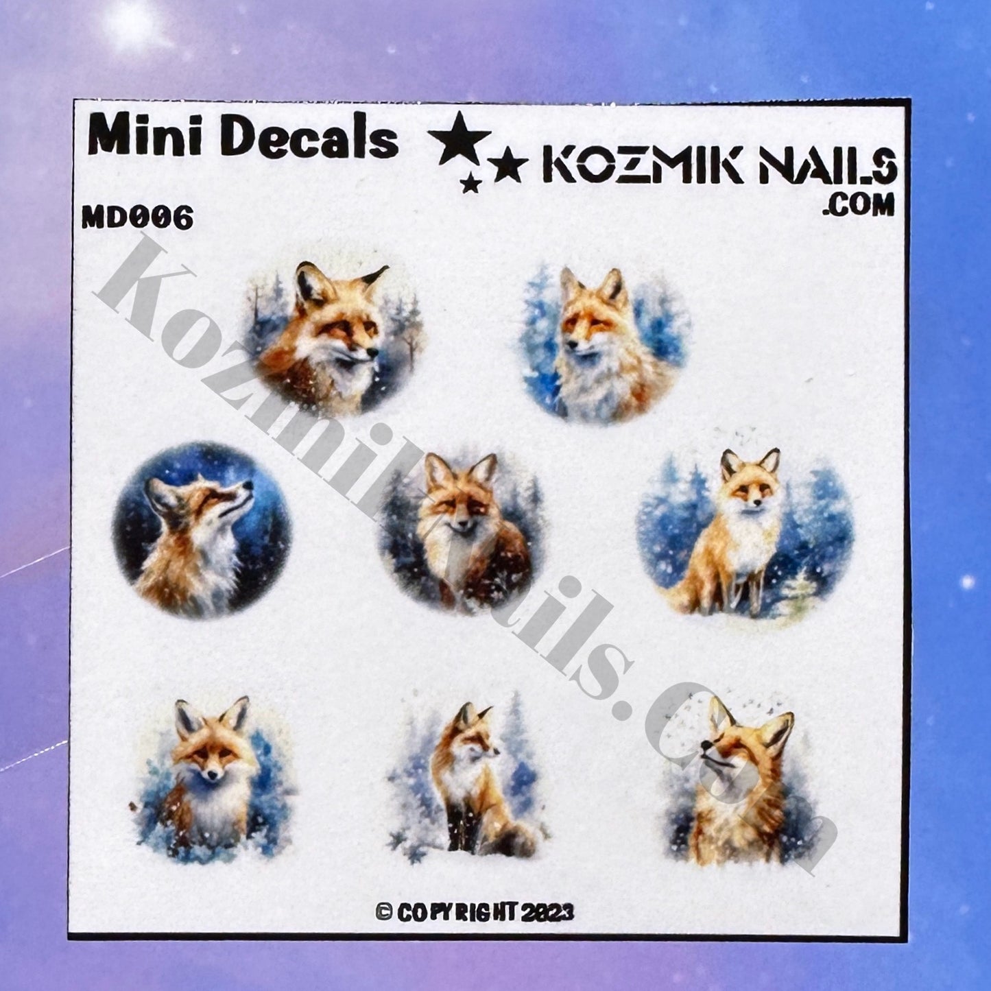 MD006 Winter Foxes