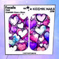 F540 Purple Watercolor Hearts