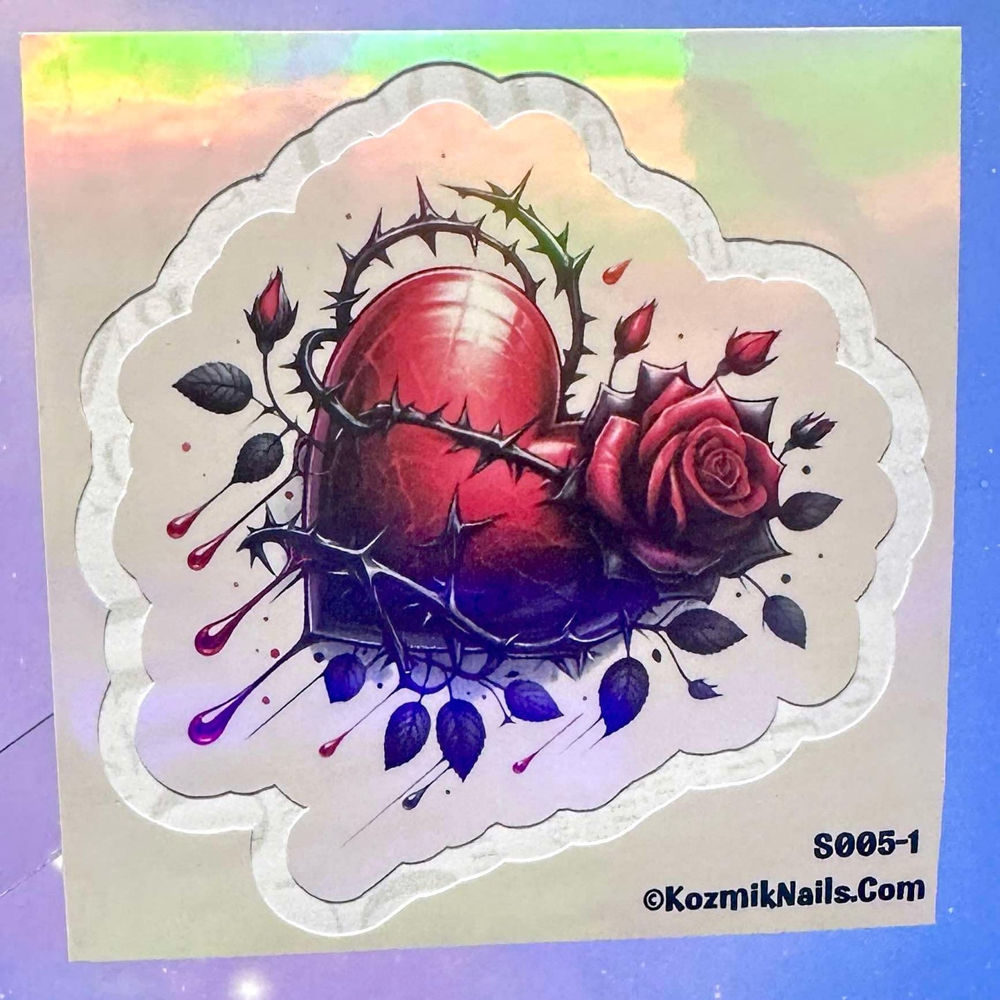 S005 Dark Love Decorative Stickers