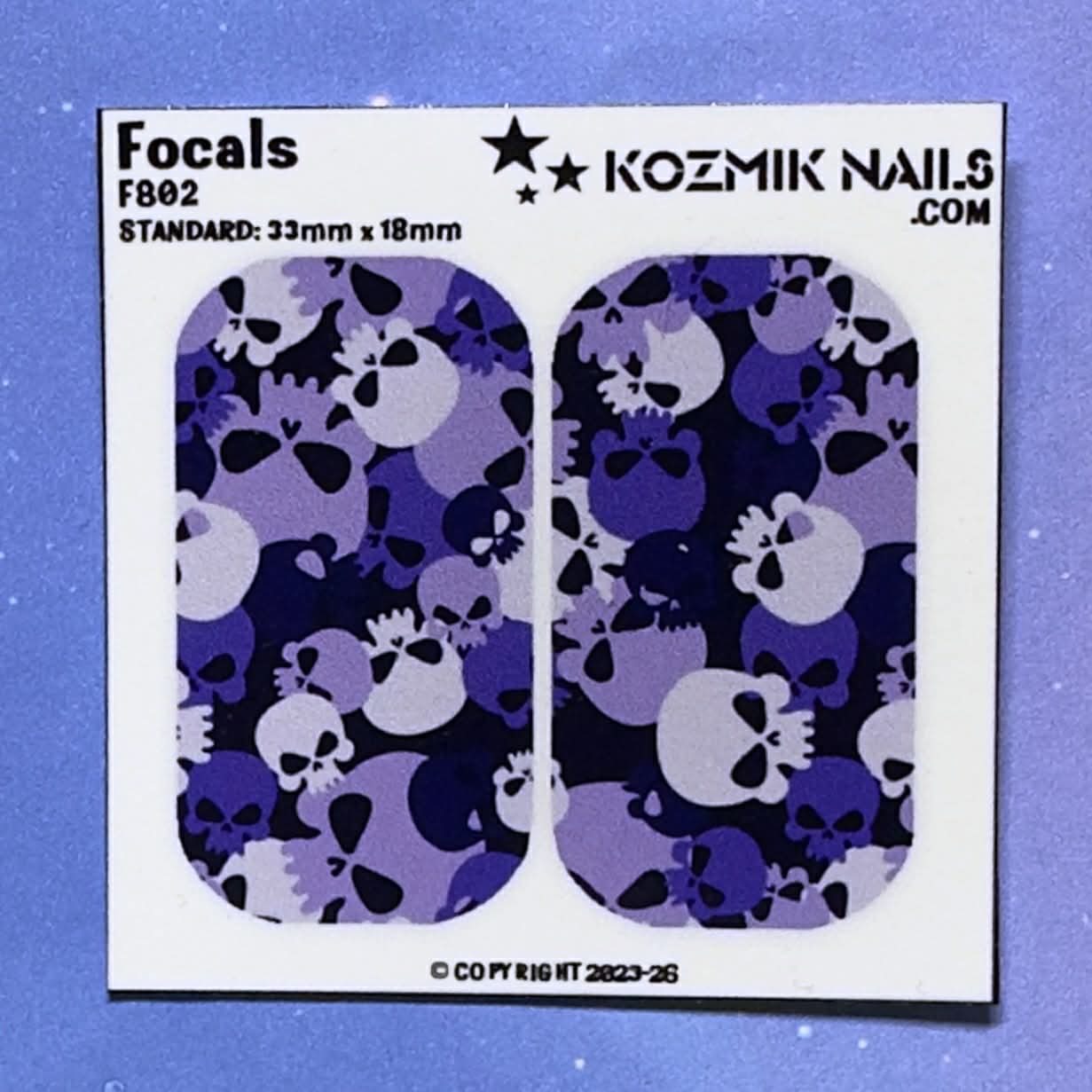 F802 Skull Camo Purple