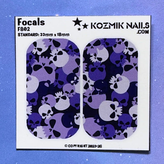 F802 Skull Camo Purple