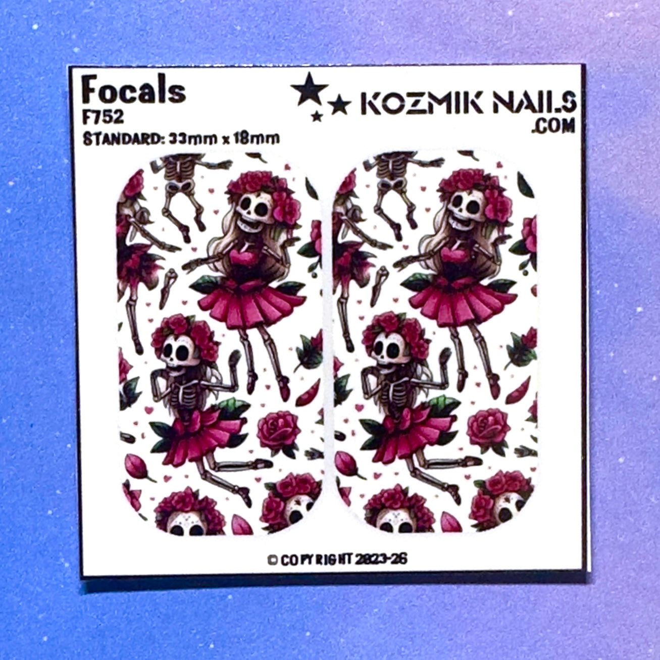 F752 Skull Rose Girls