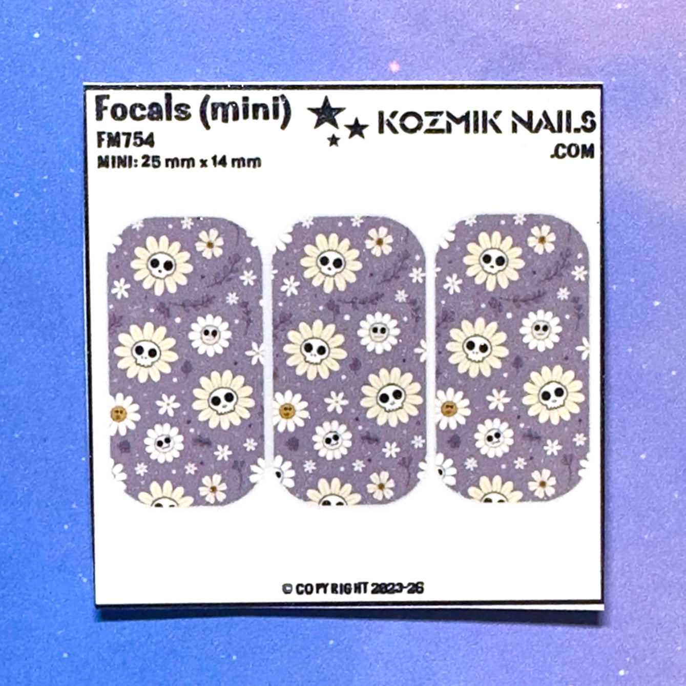 F754 Skull Daisies