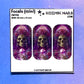 F756 Pink Skull Rose Queen