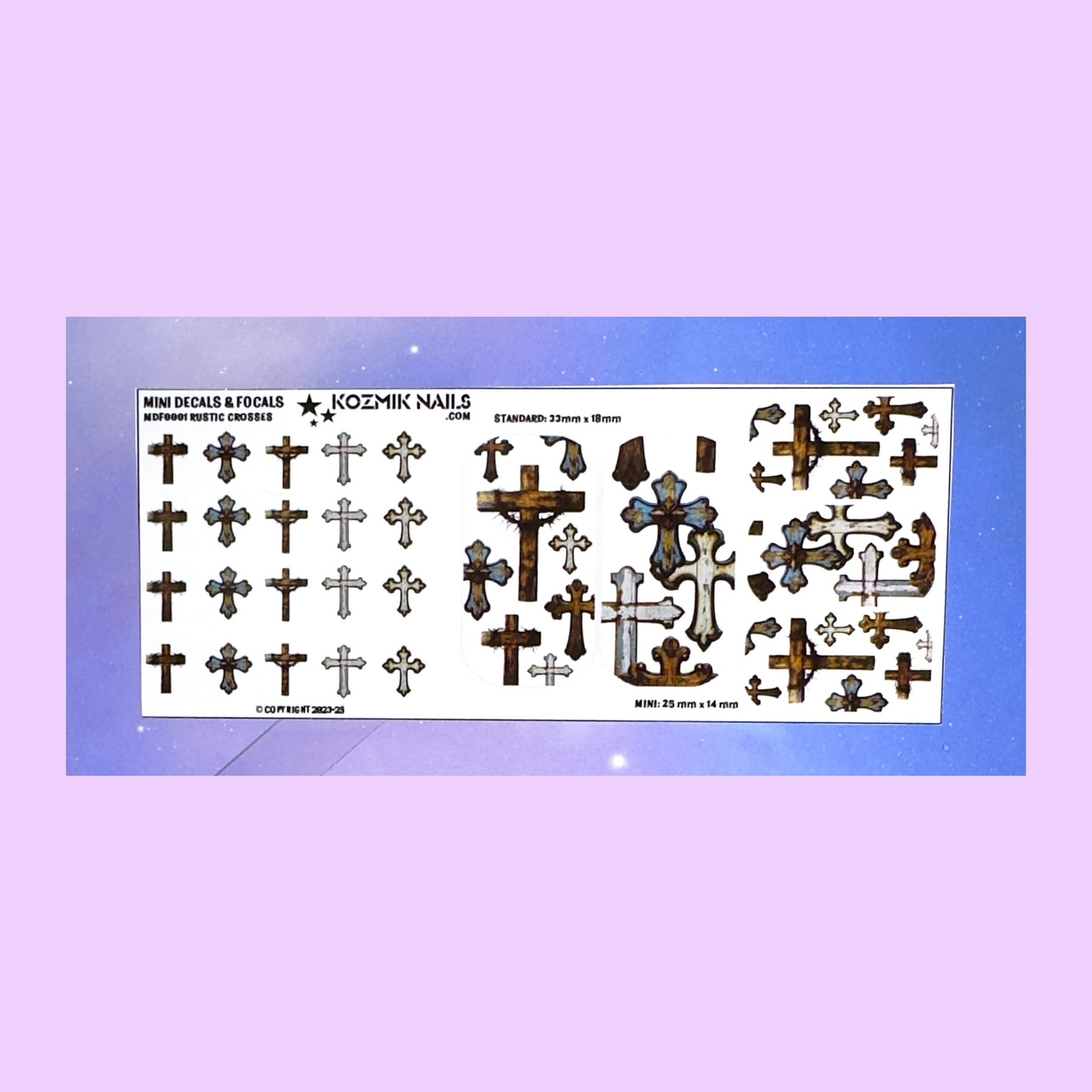 MDF0001 Rustic Crosses