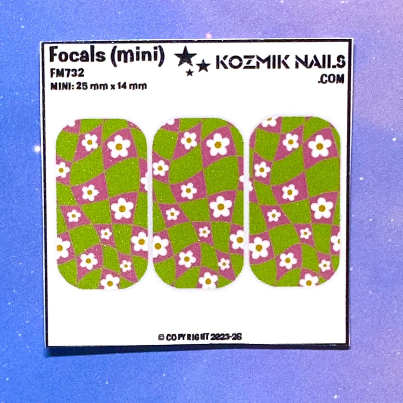 F732 Retro Daisies 1