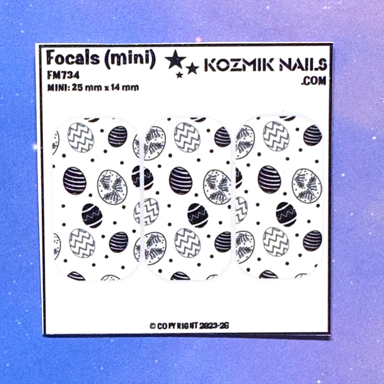 F734 Easter Egg Outlines