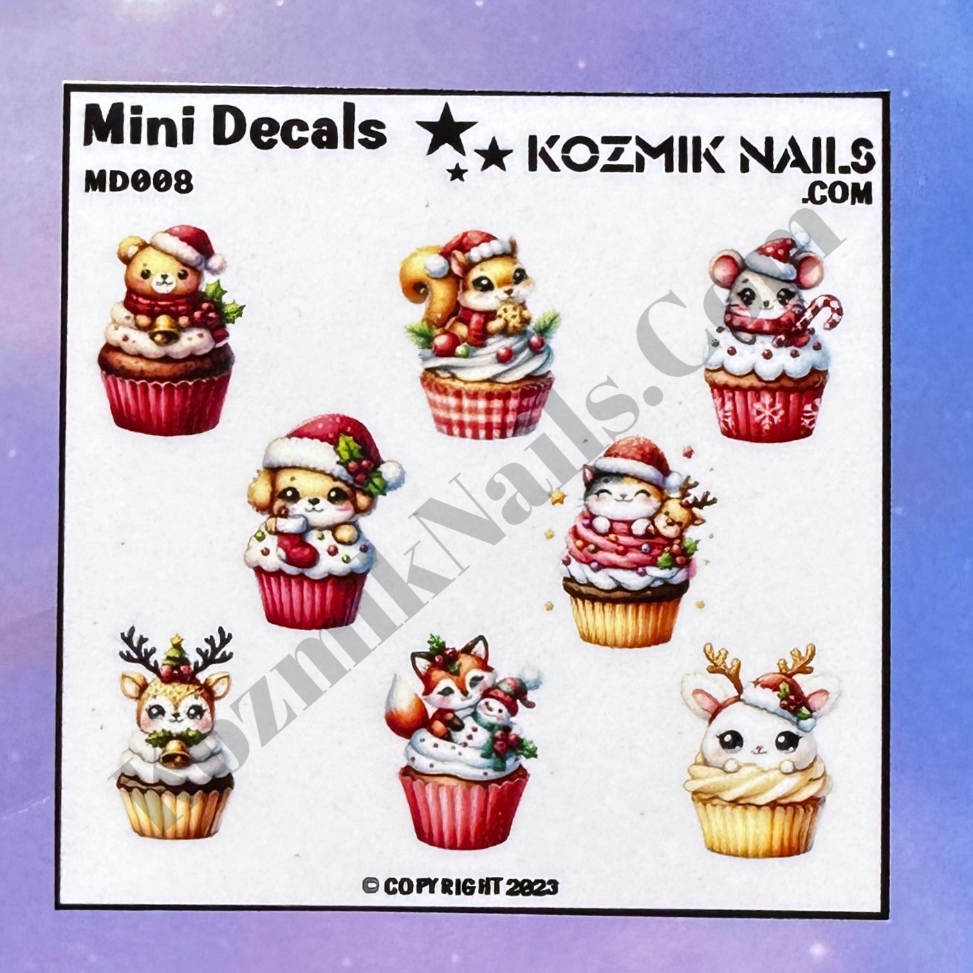 MD008 Christmas Cupcakes