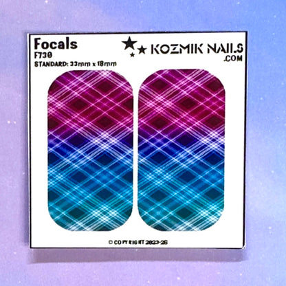 F730 Pink Purple Aqua Plaid 2