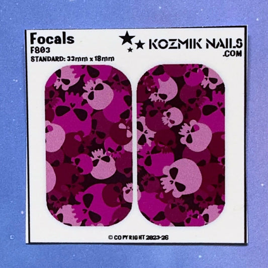 F803 Skull Camo Pink