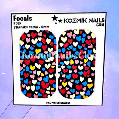 F515 Multi Hearts