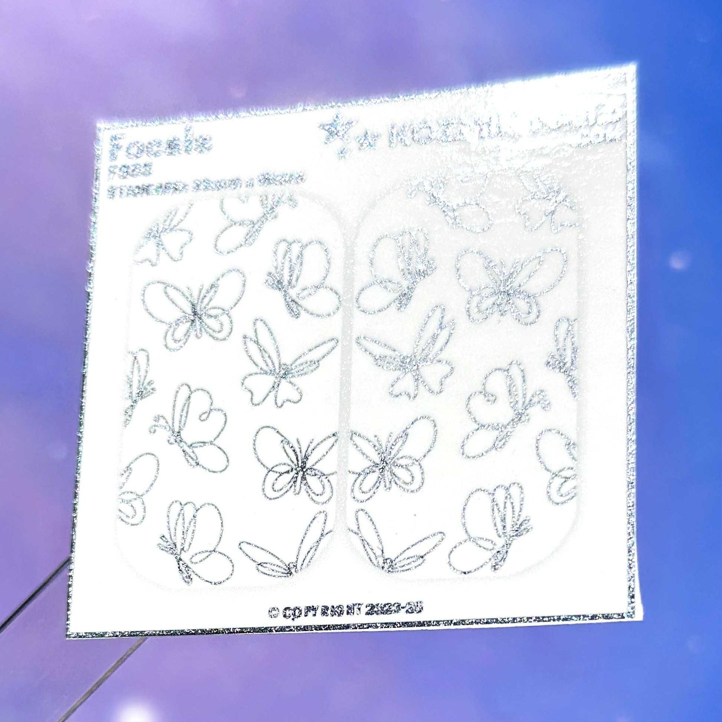 F655 Delicate Butterfly Doodles 2
