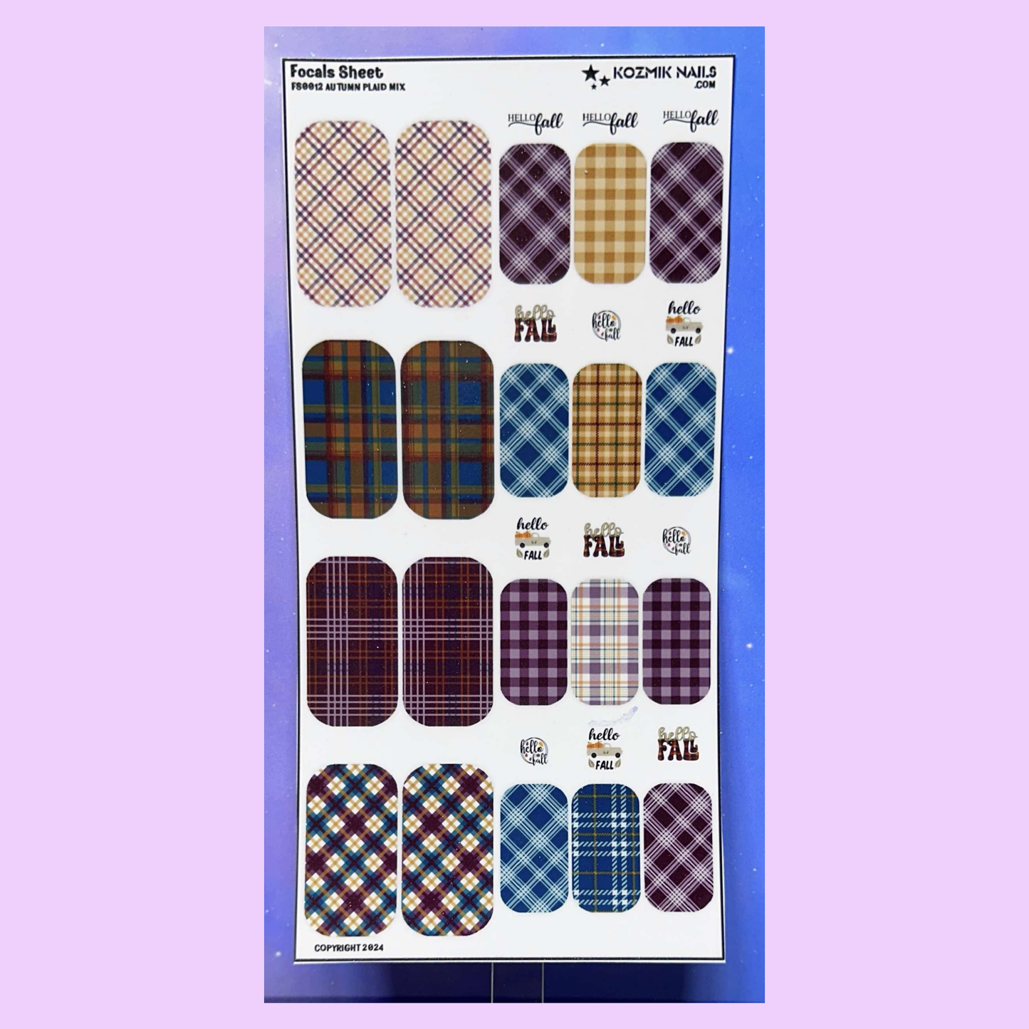 FS0012 Autumn Plaid Mix